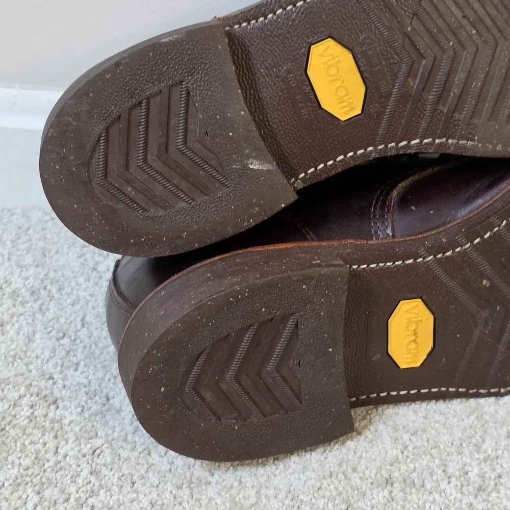 Chippewa Katahdin L.L.Bean K.I.W Engineer Boots Plain Toe Mens‎ 10 EEUSA Vintage